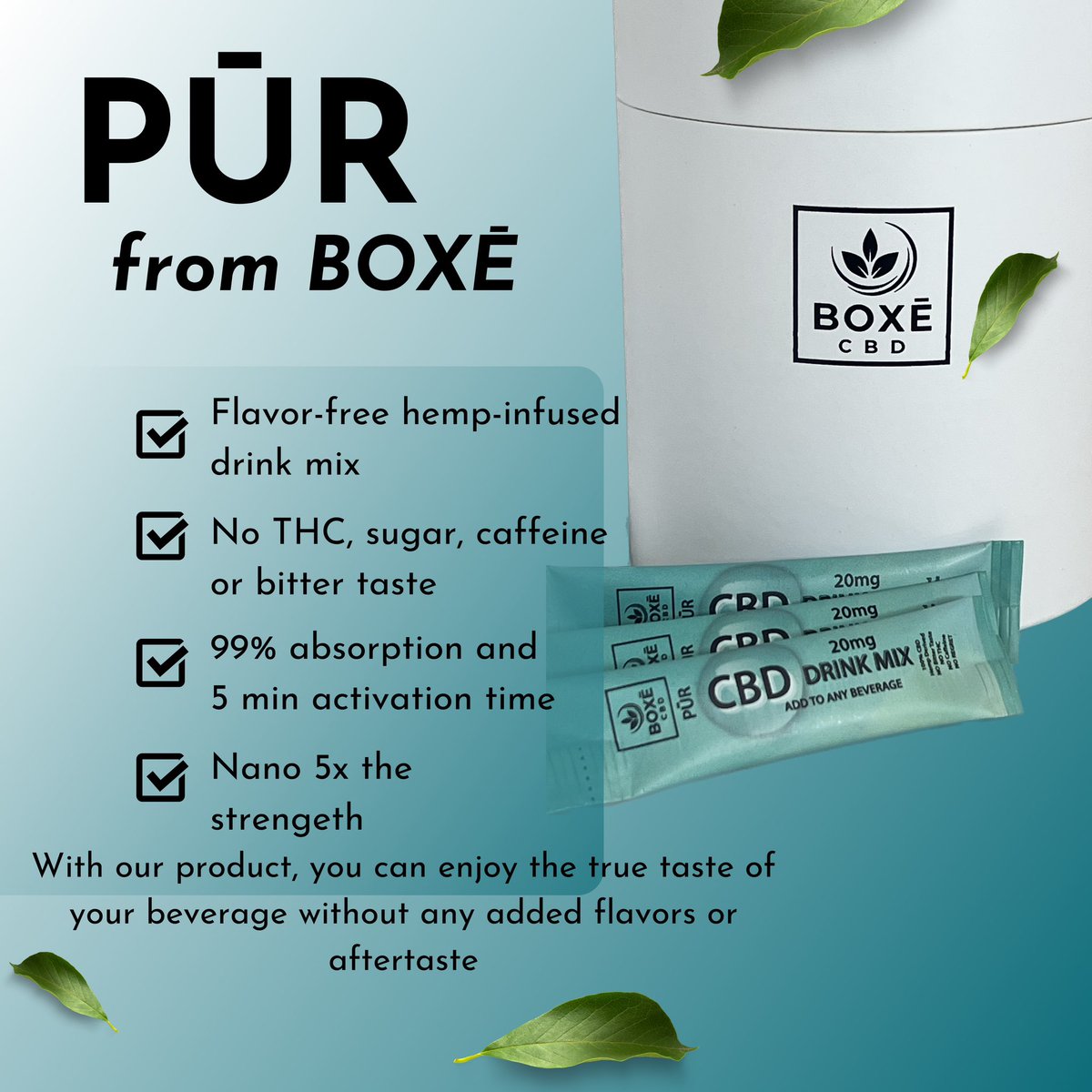 BoxeWellness's tweet image. Ditch the oil…PŪR is water soluble so your body retains more cbd…AND you can mix it into any drink of your choice. Time to upgrade your daily routine to include PŪR!  #cbdpowder #cbd #hemp #cbdhealth  #hempoil #cbdwellness #cbdbenefits #wellness #health #organic #cbdisolate