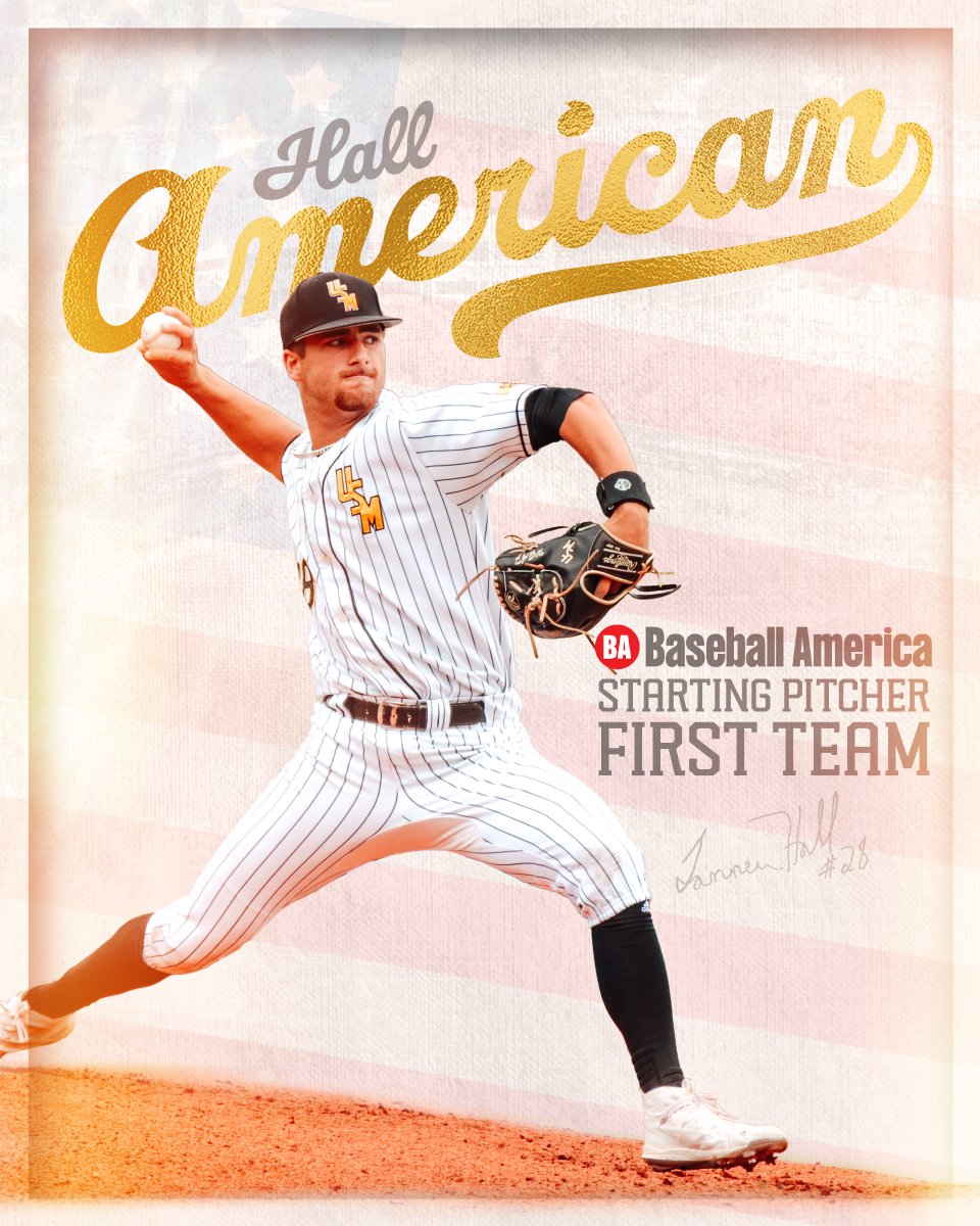 𝗔𝗗𝗗 𝗢𝗡 𝗔𝗡𝗢𝗧𝗛𝗘𝗥

Unsurprisingly, the Hall-American made @BaseballAmerica's All-America Team!

@tannerhall06 | #EverythingMatters | #SMTTT
