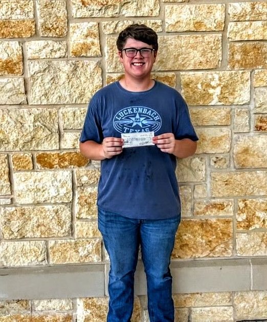 CoachesSouth's tweet photo. The STCA Board is proud to present Falls City Senior Peyton Ehrlich with his 2023 STCA Scholarship Check. Congratulations and good luck in your future. https://t.co/U3pcH3ayc0