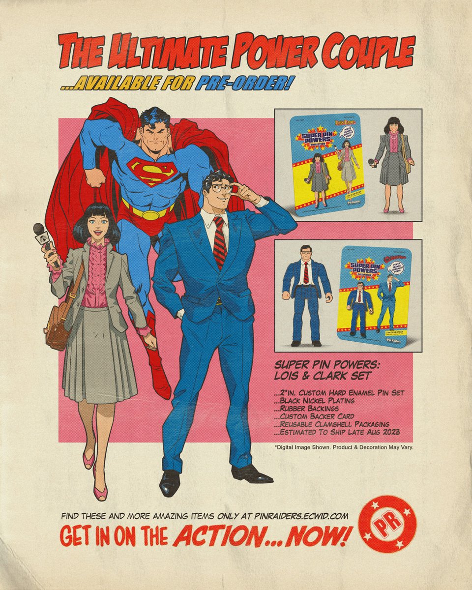 There's a new #SupermanAndLois in town...

pinraiders.ecwid.com/SUPER-PIN-POWE…

Shipping in late August, don't miss out, pre-order NOW!

#PinRaiders #custompins #LoisandClark #MyAdventuresWithSuperman