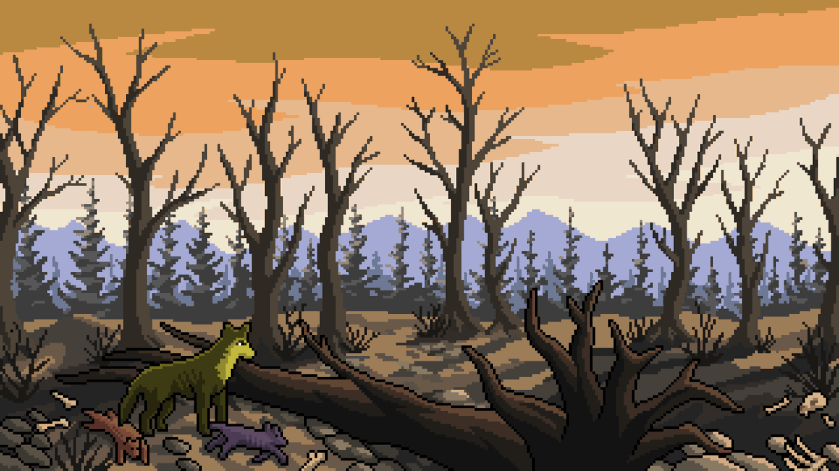 MoonrunnersNFT's tweet photo. With iron doors resealed, the fate of the escaped Dragons remains unknown.

As the new moon arrives, a blight ravages the once lush forests. Moonrunners flee their ancestral lands in search of sanctuary. https://t.co/kRJTXzOZTi