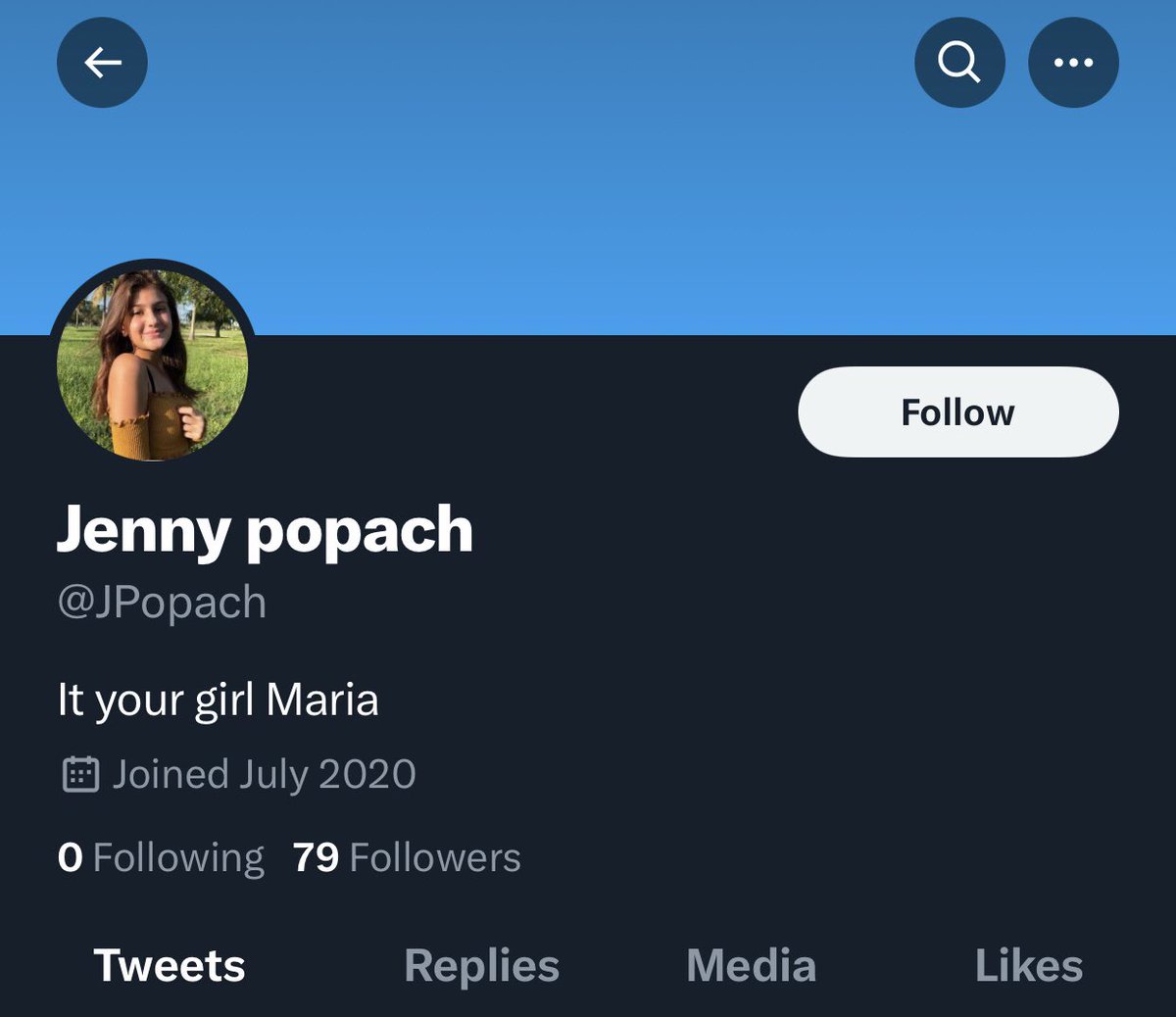 Jenny Popach on Twitter "PLEASE REPORT & BLOCK THIS ACCOUNT! THIS IS