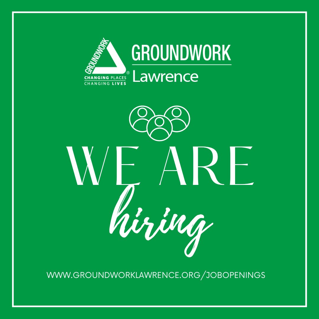 GndwkLawrence's tweet photo. We want to hear from you if you're passionate about sustainable development and improving our community! 

Don't miss this opportunity to be part of #GroundworkLawrence and create a more sustainable and thriving community. 

Apply here: https://t.co/LZFbeGqqRm https://t.co/nlvmKdfibD