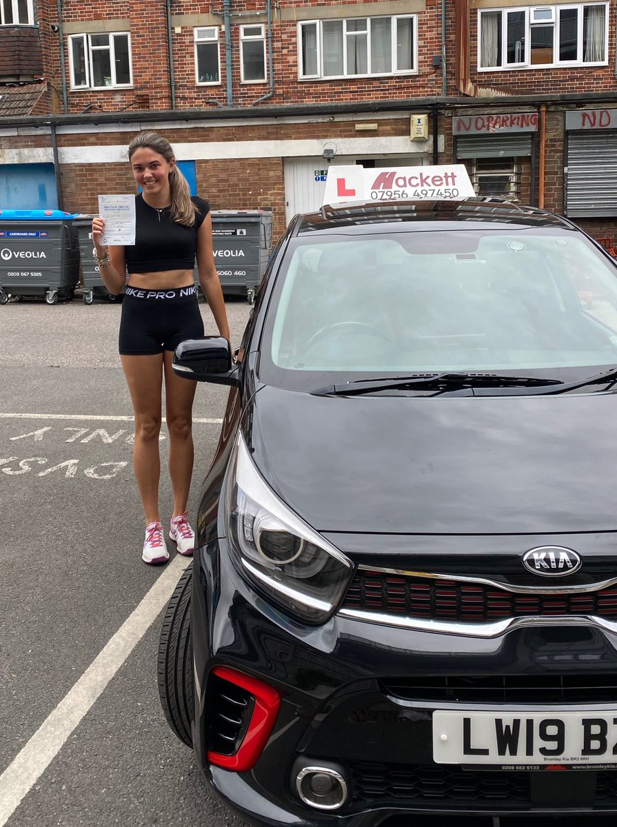 Ooh nearly forgot to post! Congratulations to Aimee for passing first time at #BromleyDTC today. #drivingtest #drivinglessons #firsttimepass #drivinginstructor #bromley #westwickham #hayes #beckenham #shortlands #driving #femaleinstructor #penge