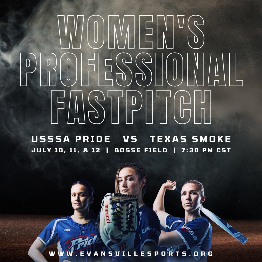 EVV_Sports's tweet photo. The @USSSAPride are BACK at Bosse Field July 10th, 11th, & 12th! Purchase your tickets today! ๐ฅ
#goPride #usssapride #evvregion
Day 1 ๐: https://t.co/E6SuBe2VVU
Day 2 ๐: https://t.co/KzAuVstvJE
Day 3 ๐: https://t.co/a61DPD76hP https://t.co/2Fp2pMyUOb