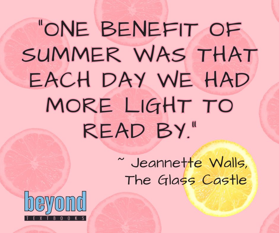 beyondtxtbks's tweet photo. What are you reading this summer?

#BeyondTextbooks #QuoteoftheWeek #SummerReading #Education https://t.co/zayn7rfHg3
