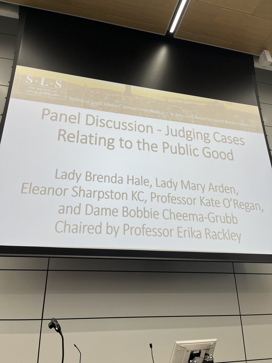 Had a brilliant day at #SLSBrookes23 attending the human rights stream and in the criminal justice stream. Very thought-provoking papers on European Public Orders, Children’s Rights (@naomiruthnr) and Sexual Offences. The icing on the cake was the inspiring panel discussion!