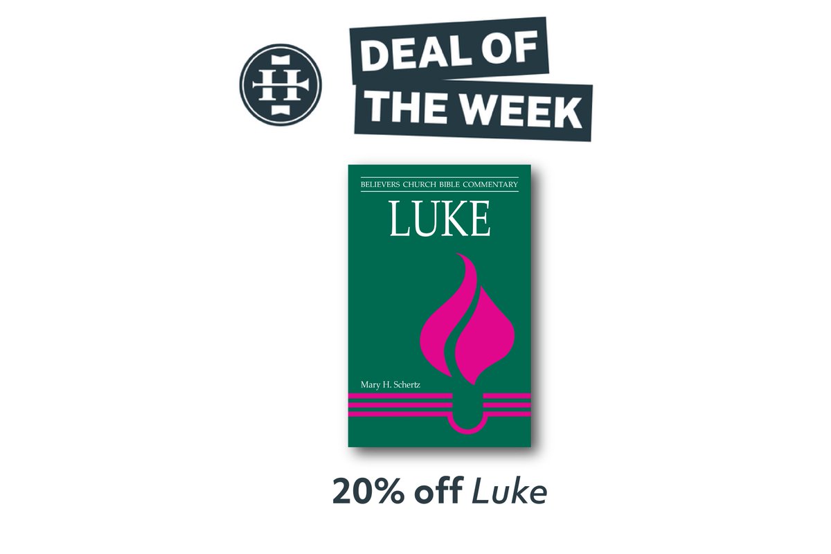 MennoMedia's tweet photo. This week's Deal of the Week is a special one: 20% off our latest Believers Church Bible Commentary— Luke!

The offer is available through Sunday. Orders of $50 or more ship for free in the US!

https://t.co/3uSqzcOXuB https://t.co/CDlPbyuJAT