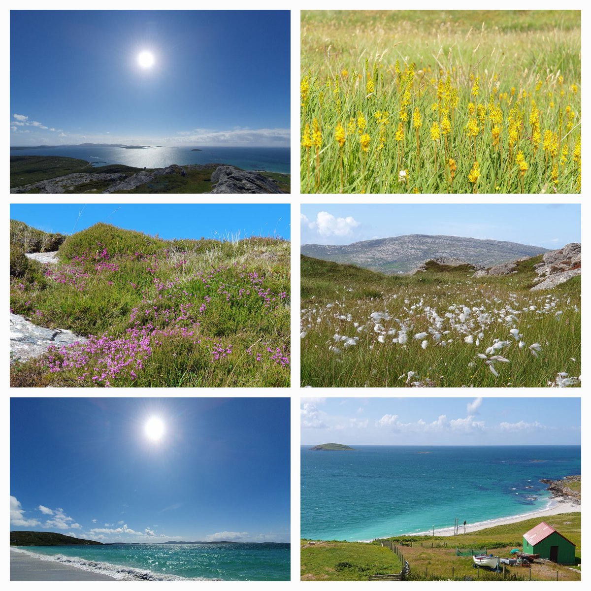 From sea to summit #Eriskay 💚