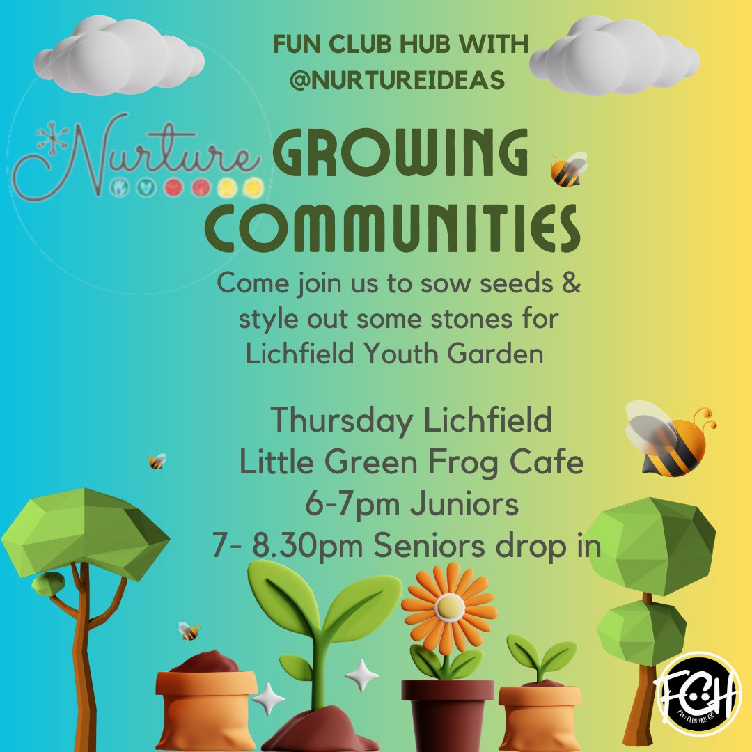 Check out what's on offer tomorrow with <a href="/NurtureIdeas/">Nurture Community CIC</a> .... Going to be another Fun one in #lichfield <a href="/lgfcafe/">Little Green Frog</a>  <a href="/JaneBewickGreen/">Jane Green</a>