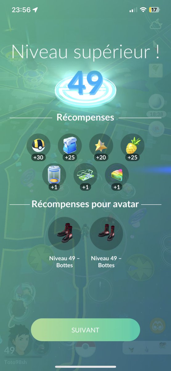 sh__toto's tweet photo. Dernière ligne droite 👀 #PokemonGO https://t.co/IMESeFbe3a