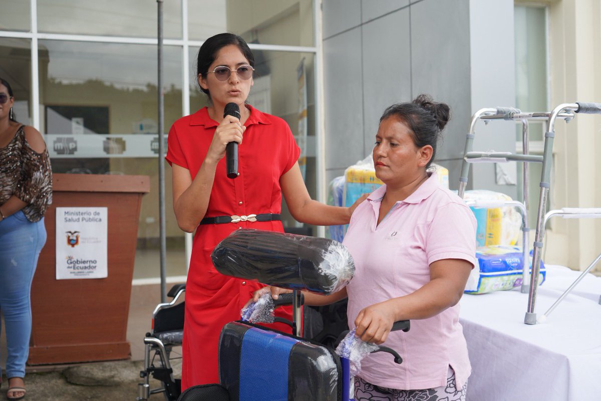VictorMielesP's tweet photo. ¡14 ayudas técnicas se entregaron a personas con discapacidad en el Centro de  Salud tipo C de Puerto Quito! Trabajando juntos por una comunidad inclusiva, me comprometo en nombre del GAD Municipal, a firmar un convenio para fortalecer el centro de salud.
#PuertoQuitoIncluyente https://t.co/j4CSaPlZ7m