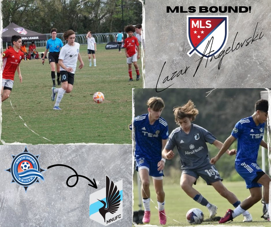 We couldn’t be more proud! Congratulations to our very own, Lazar Angelovski (2009￼ Boys Blue), on his signing with Minnesota United! #WeAreUnited #MLS #homegrown