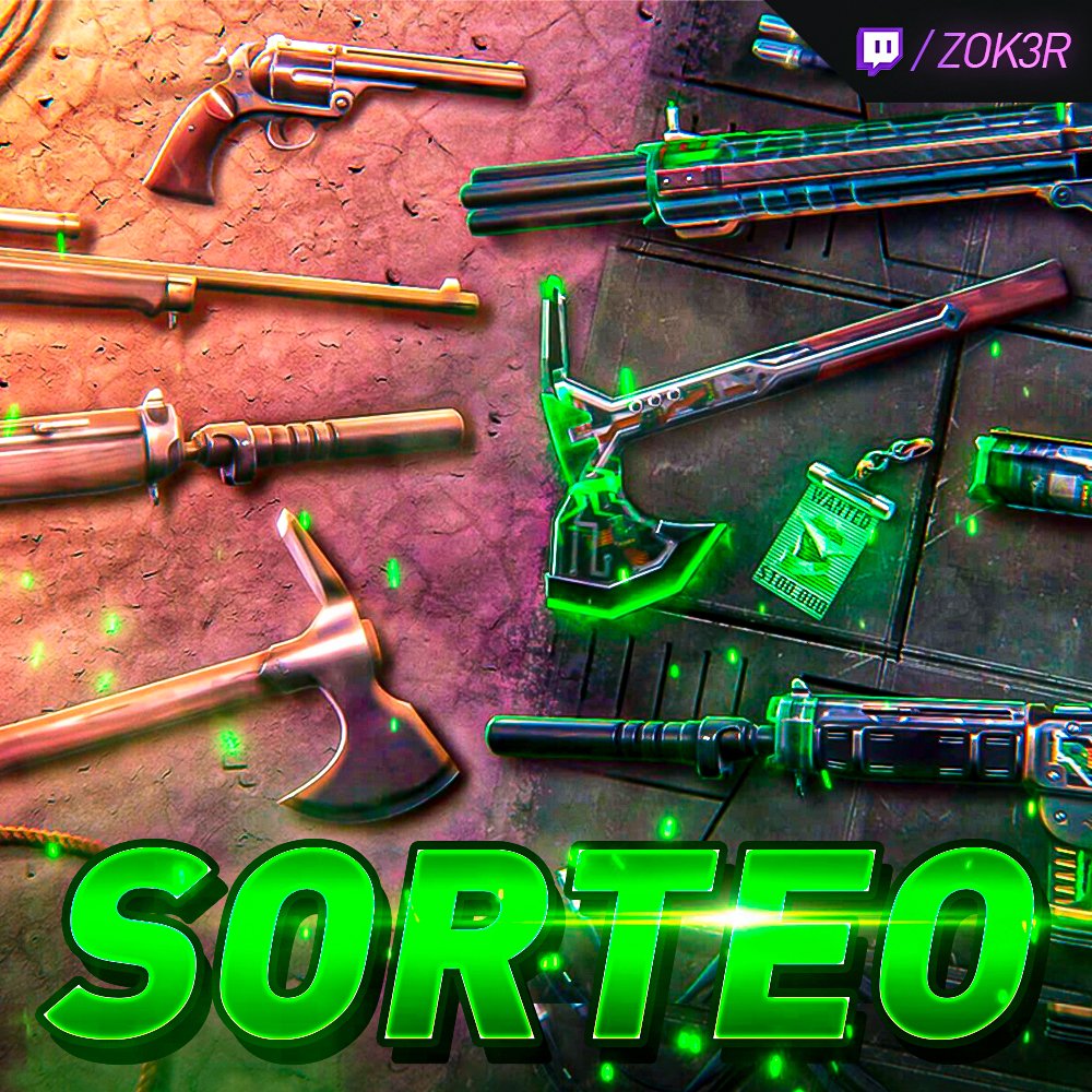 🔥🔥SORTEO NUEVO PACK NEO FRONTIER😲😲

Requisitos:

✅ Seguir a <a href="/ZoK3R/">ZoK3R</a> 
✅ RT al twit
✅ Mencionar a 2 colegas para que no lo ganen

Tenéis que tener Paypal, termina en 6/7, suerte!