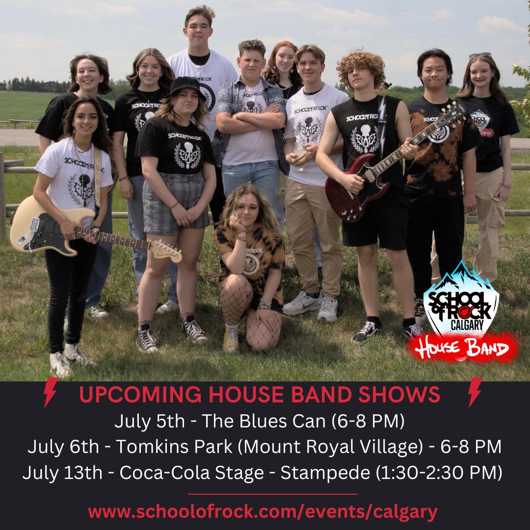 A busy July coming up for our House Band. Check them out at these upcoming shows.