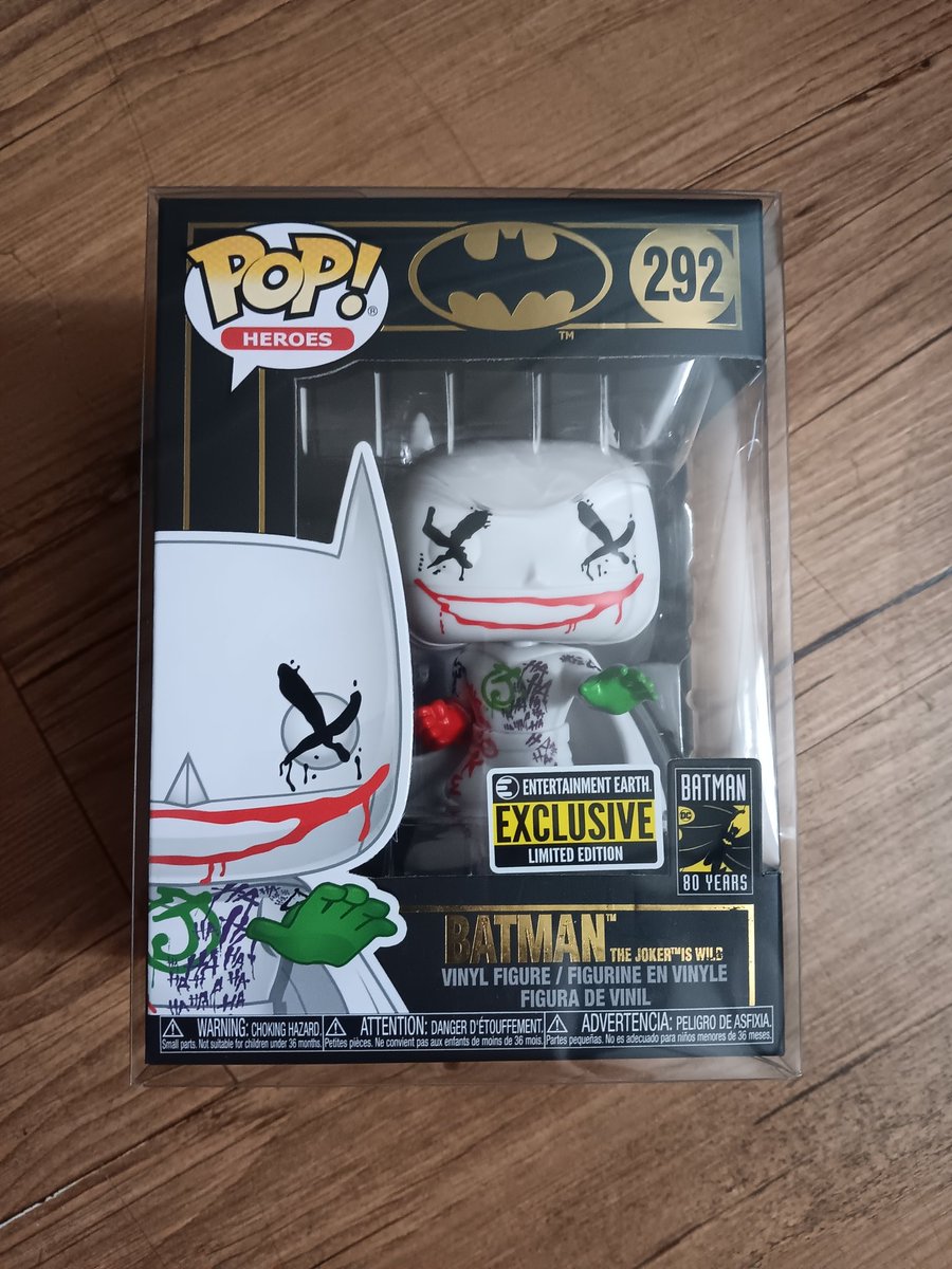 #Nerd time ya'll...
today's delivery 
#BatmanJokersWildFunkoPop
#EntertainmentEarthExclusive