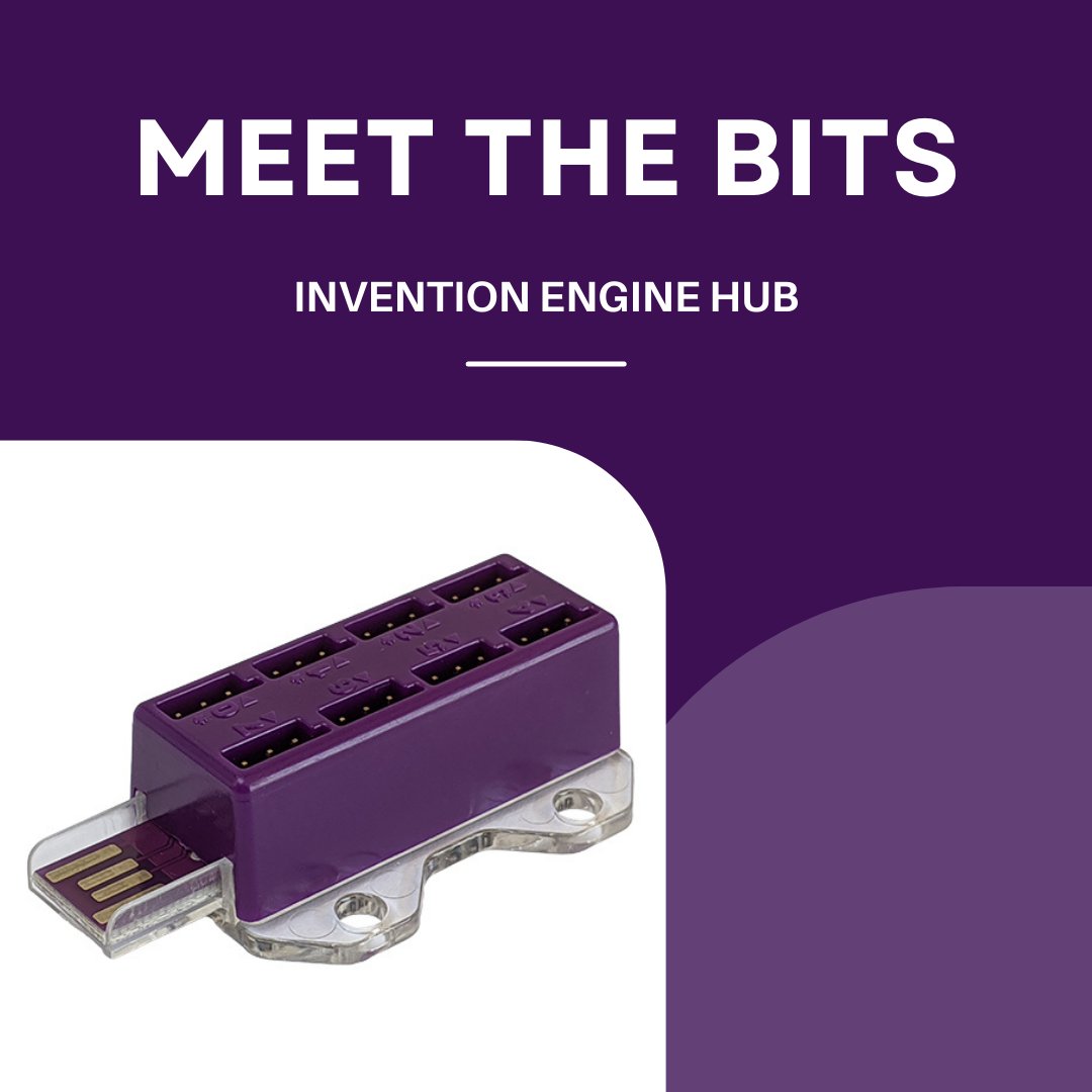 Invention_Eng's tweet photo. The Invention Engine Hub is the programmable controller for the Invention Engine system where all the Invention Engine bits connect.

Learn more about the Invention Engine bits at https://t.co/sA5X7pMfob

#STEM #STEAM #edtech #coding #learntocode #engineering #designthinking https://t.co/LHAKCcyg1j