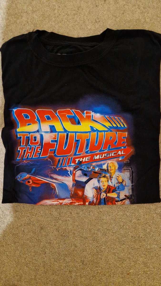 dmkenward's tweet photo. Excited to be going back in time to see @BTTFBway on 3rd July. YES it is possible. Travelling from the #UK to #NewYork means we go back in time by 5 hours and yes you guessed it, need to get @BacktotheFuture which is 5 hours ahead! TShirt from @BTTFmusical packed, ready to go! https://t.co/rU4hPrTtKk