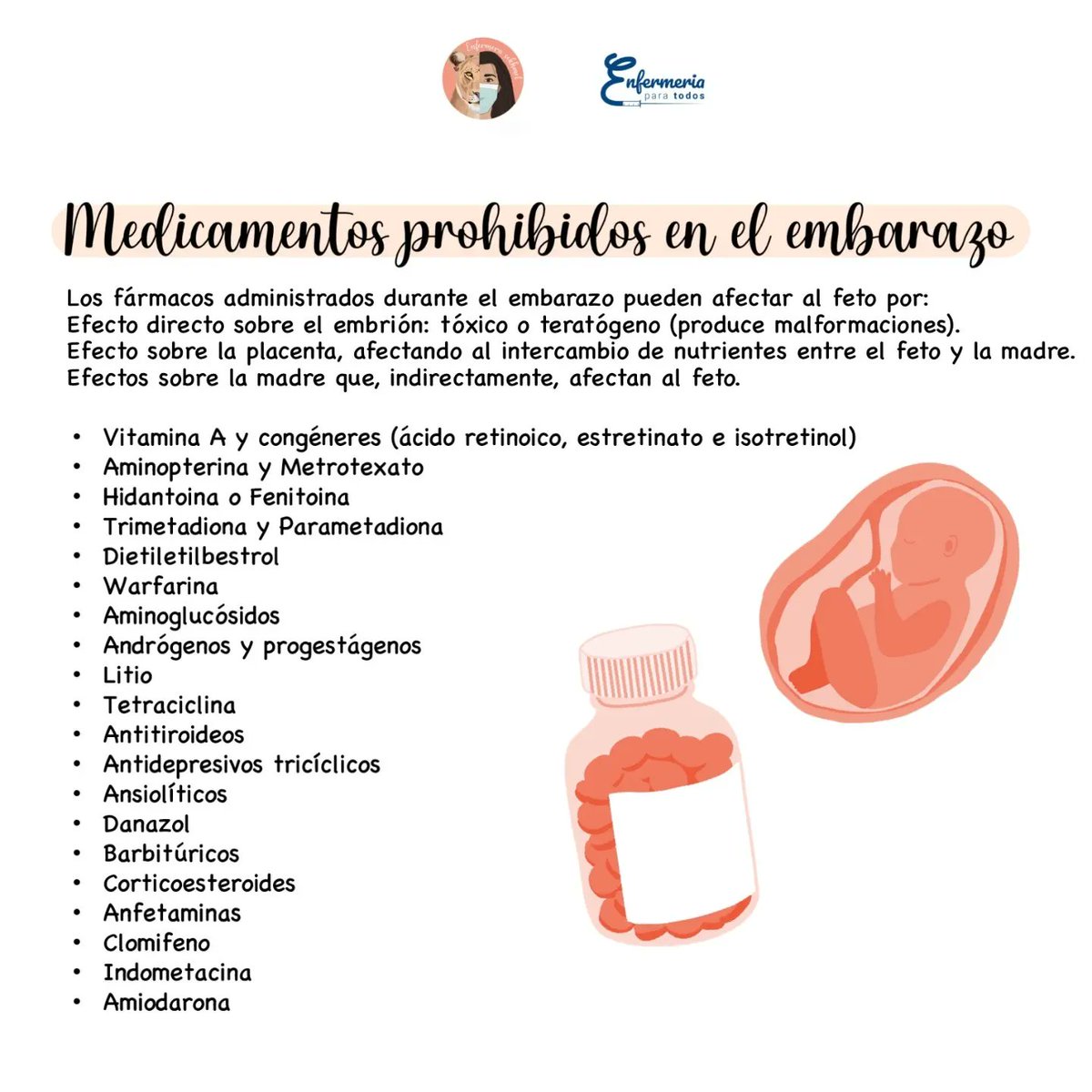 Maria_gomesB's tweet photo. NUEVA Mini guía de Fármacos prohibidos en el embarazo  👩🏻‍⚕️👩🏻‍⚕️⚠️🤰🏻💊🚫 descargala GRATIS 

https://t.co/tBQWTtIL9S https://t.co/i6gFomIlsr
