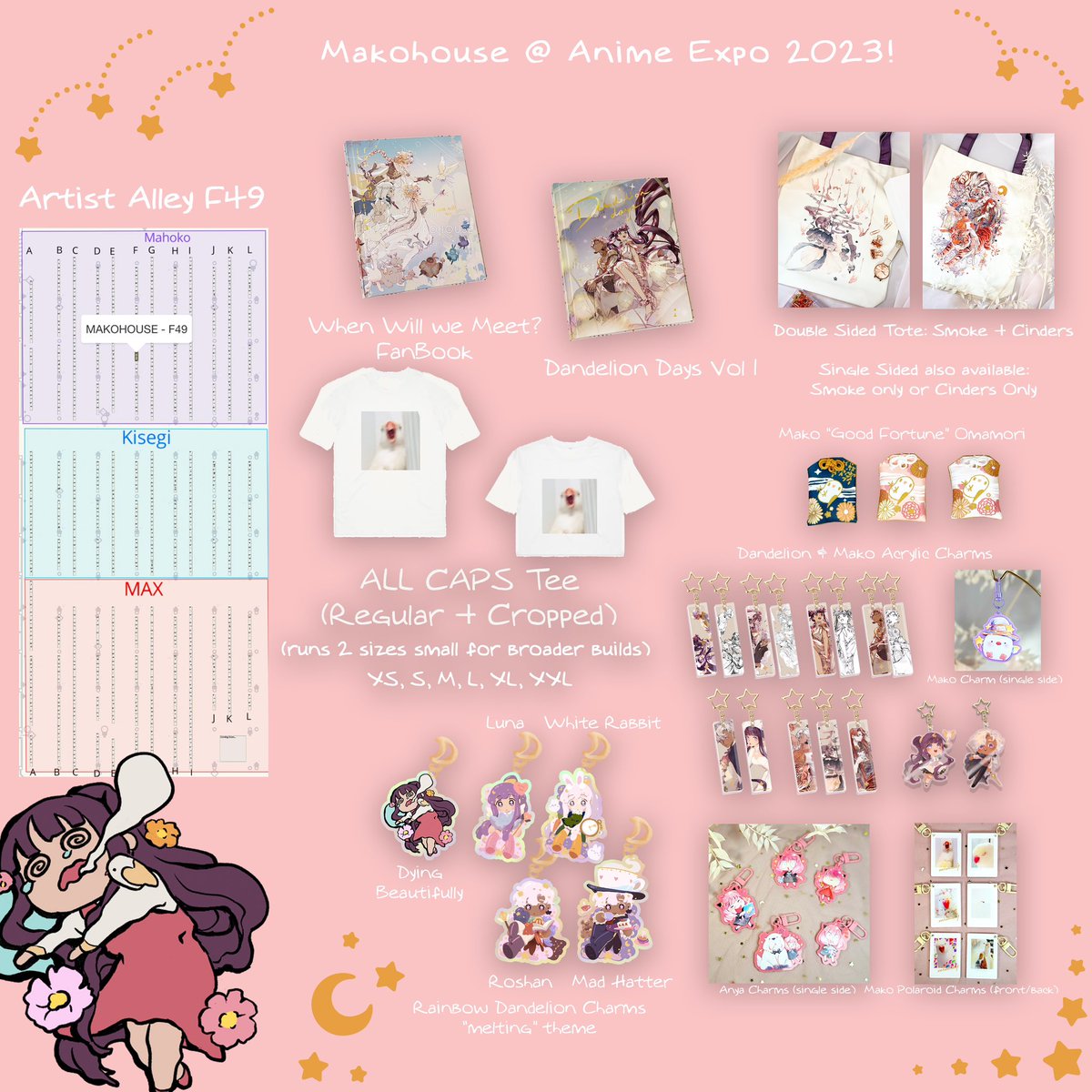 AX CATALOGUE 🔥💕‼️ see u this weekend in the artist alley!! #AnimeExpo2023