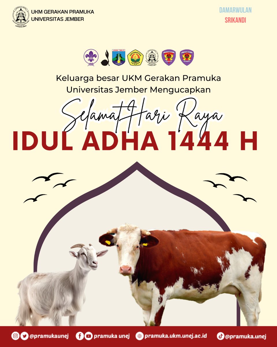 pramukaunej's tweet photo. Selamat Hari Raya Idul Adha 1444 H. https://t.co/sdlH0ppaId