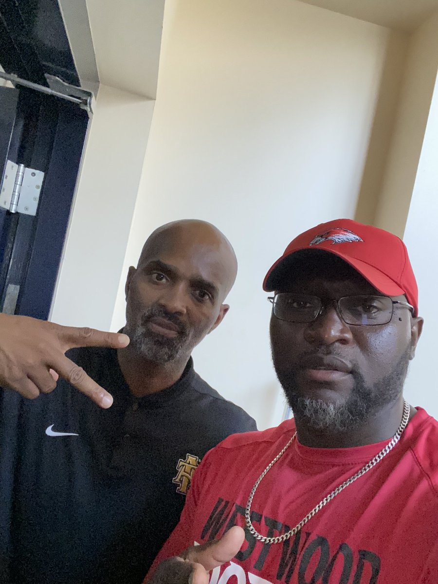 Chopping it up with one of Best to do it!  Coach Poole!! <a href="/coachpoole88/">Coach Nate Poole</a> 
Short intro but a lot in common! 
Best of luck this season!! 
#QBWR connection
<a href="/NCATFootball/">Aggie Pride</a> 
<a href="/WestwoodFB/">Westwood Football</a> 
<a href="/RO_Connell/">Robert O'Connell</a> 
<a href="/fastdawg101/">Avery C Fields Jr.</a>