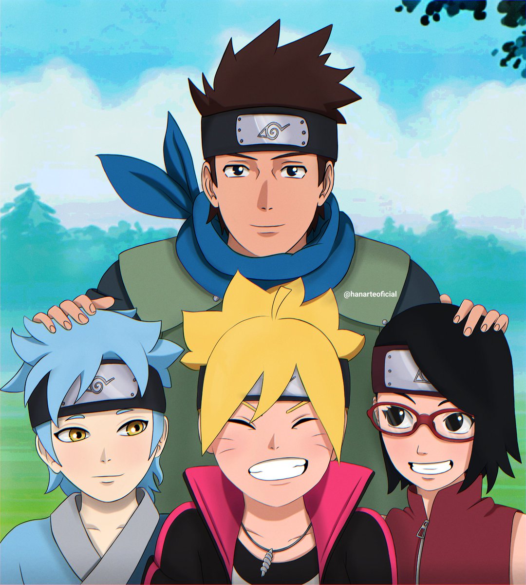 Team 7!! 🥗🔩🐍❤️ #NARUTO #BORUTO