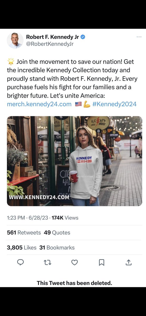 TheRealJeffD's tweet photo. @RobertKennedyJr This you? https://t.co/dBhU29h5zZ
