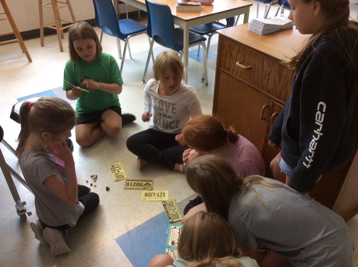 RegierReport's tweet photo. Working together to solve the "Summer Road Trip" breakout box.  Mission accomplished! @SeaforthPublic https://t.co/0DbBpLSDhl