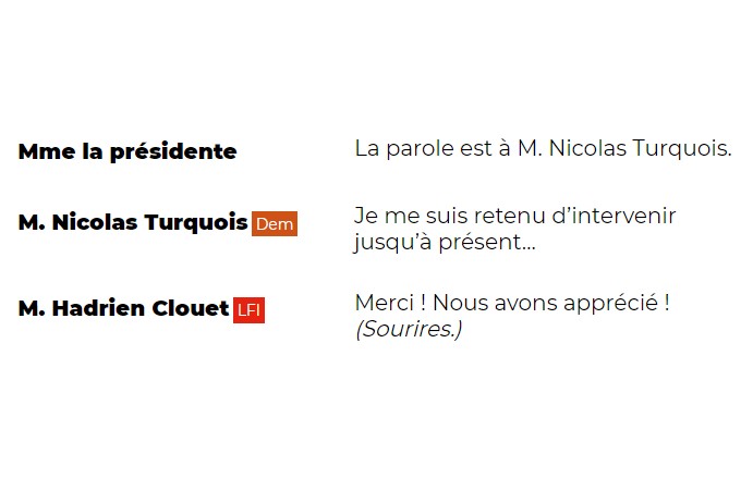 Sympa (@TurquoisNicolas, @HadrienClouet) #DirectAN