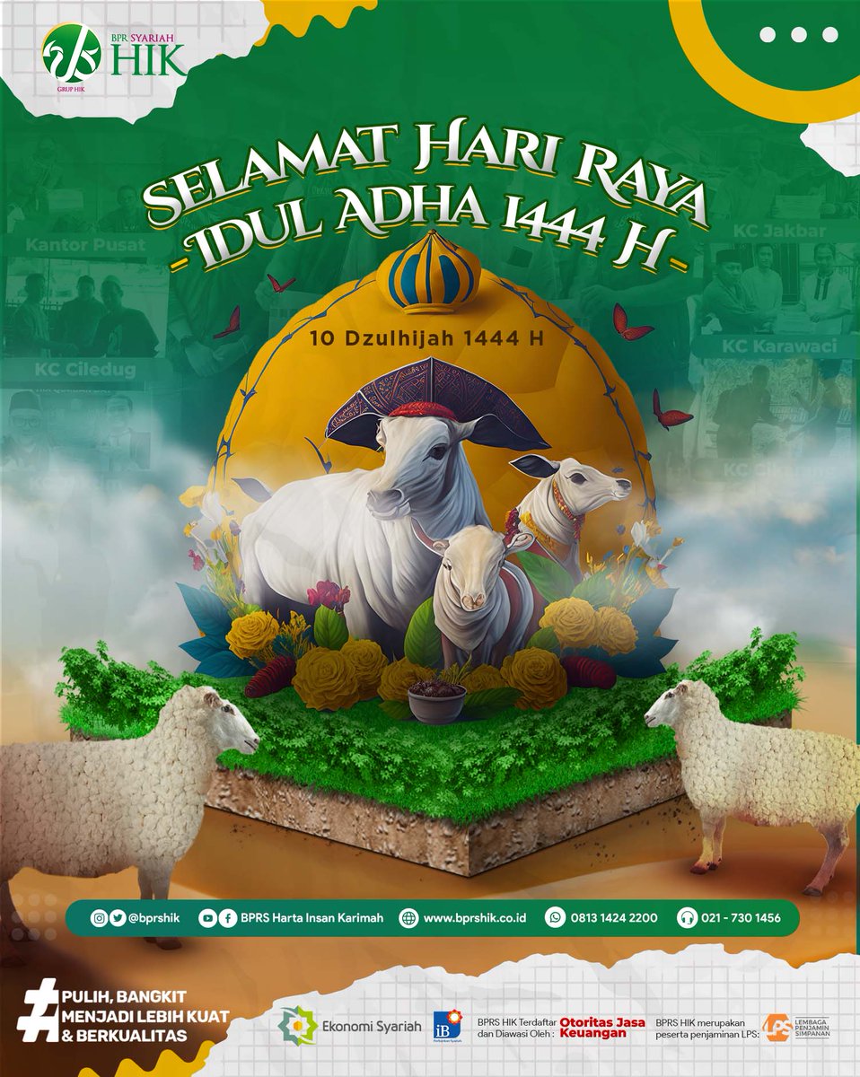 bprshik's tweet photo. Selamat Hari Raya Idul Adha 1444 Hijriah https://t.co/CklH4QJjnT