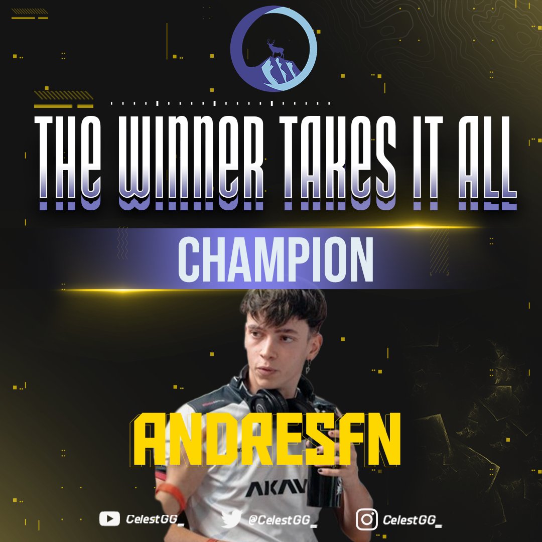 ⚔️ THE WINNER TAKES IT ALL SAISON 2⚔️

🥇 VOTRE CHAMPION #SSBU DE LA SAISON 2 EST🥇

PLEASE WELCOME YOUR CHAMPION @AndresFnSsb 🇪🇸

💰 IL REMPORTE LES 1000 €  💰

#DreamBigger #SSBU