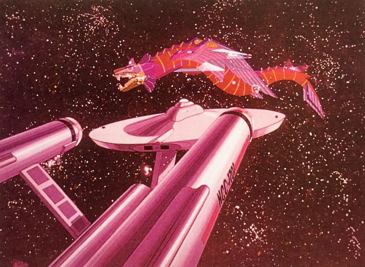 retroscifiart's tweet photo. Star Trek: The Animated Series, 1973-74. Art director Don Christensen. Animators included Reuben Timmins &amp; Bob Kline https://t.co/V1iwfwR5vV