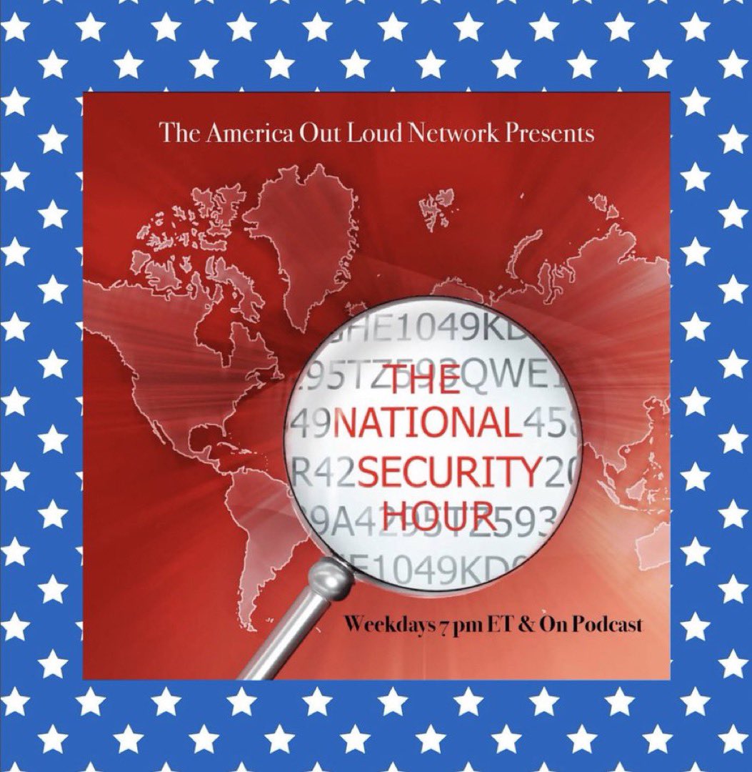 7 pm ET
The National Security Hour
Sabotage of America by the Marxists w/ Mary Fanning, Gen Tom McInerney, Dr. Scheuer & Col Mike

Host @realMaryFanning 

#GetLoudAmerica 🇺🇸

AMERICA OUT LOUD TALK RADIO
LIVE rdo.to/TALKLOUD 
I❤️HEART RADIO bit.ly/2mBrCxE