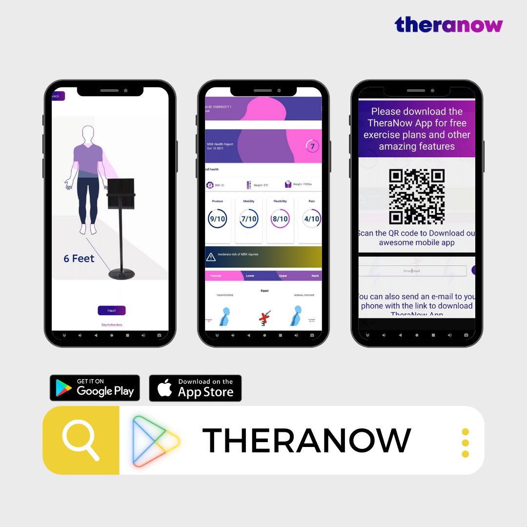 realtheranow's tweet image. Experience the future of musculoskeletal care with Theranow&apos;s movement assessment guide. Download now for a personalized approach to injury prevention and management!

#Health #MSKHealthTech #Telehealth #DigitalHealth #Theranow