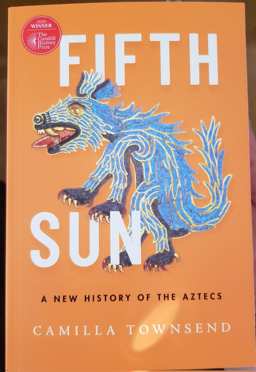 En la presentación del libro "Fifth sun, A new history of the Aztecs" con la autora Camilla Townsend.