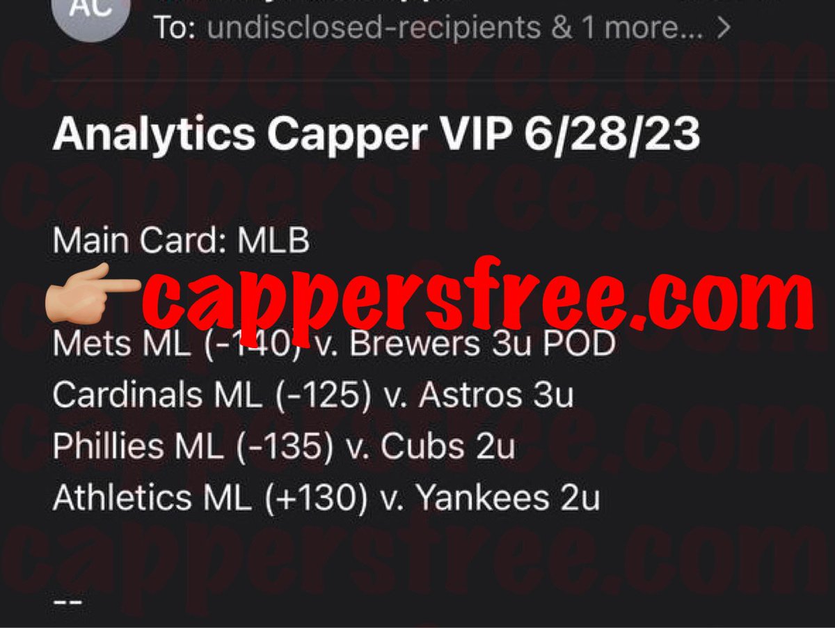 cappersforfree's tweet image. #AnalyticsCapper
