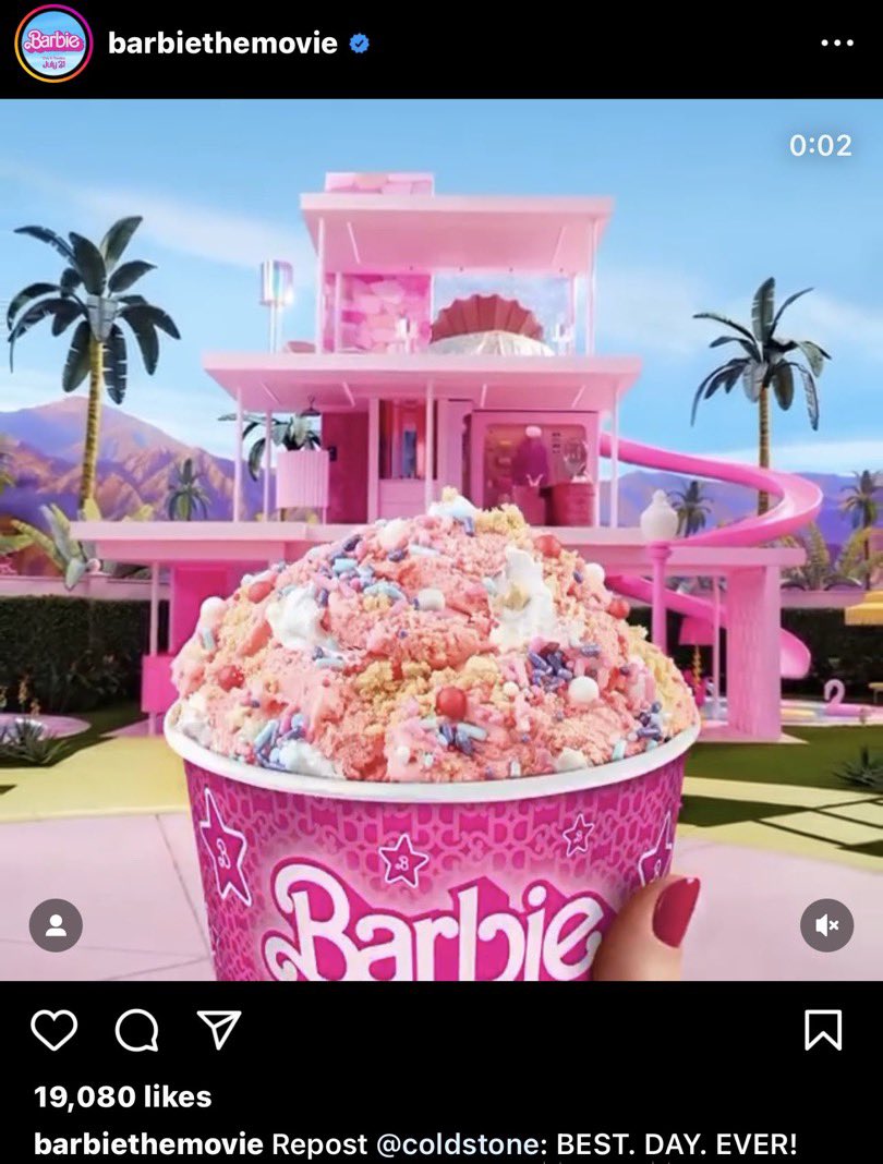 icespicedata's tweet photo. Here’s your chance to win Barbie Ice Cream to enjoy at the Cinema when watching the #BarbieMovie by purchasing ‘Barbie World’ by Nicki Minaj &amp; Ice Spice here: https://t.co/F7UOWcxGv5 https://t.co/6KSdR5Ek6p