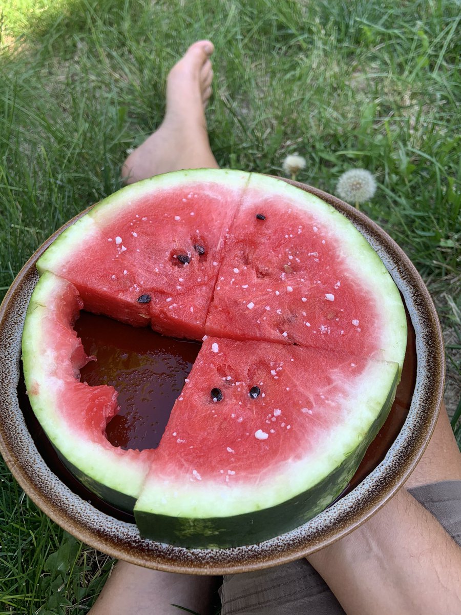 Sometimes you’ve gotta have watermelon 🍉 for dinner 
(salted with Baja Gold minerals)

😎#StaySalty 🙌