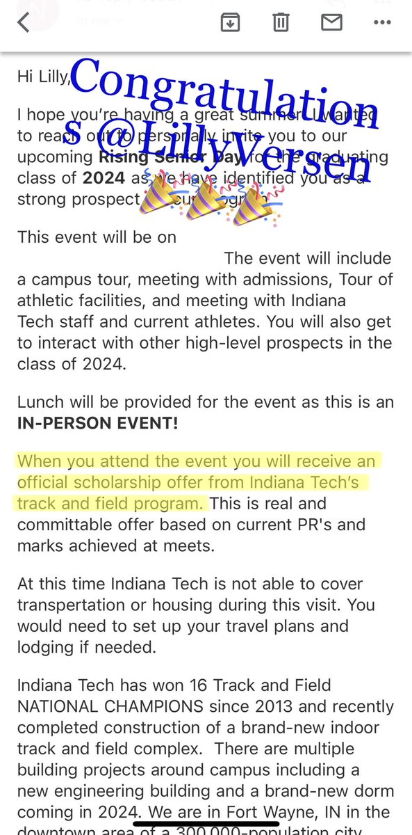 Trinity Episcopal Track & Field tweet media