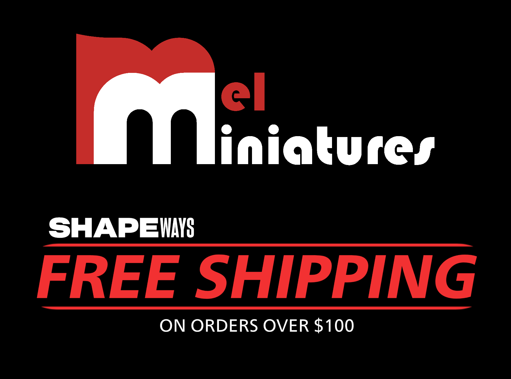 Mel Miniatures on Twitter "Shapeways has Free Shipping on orders over