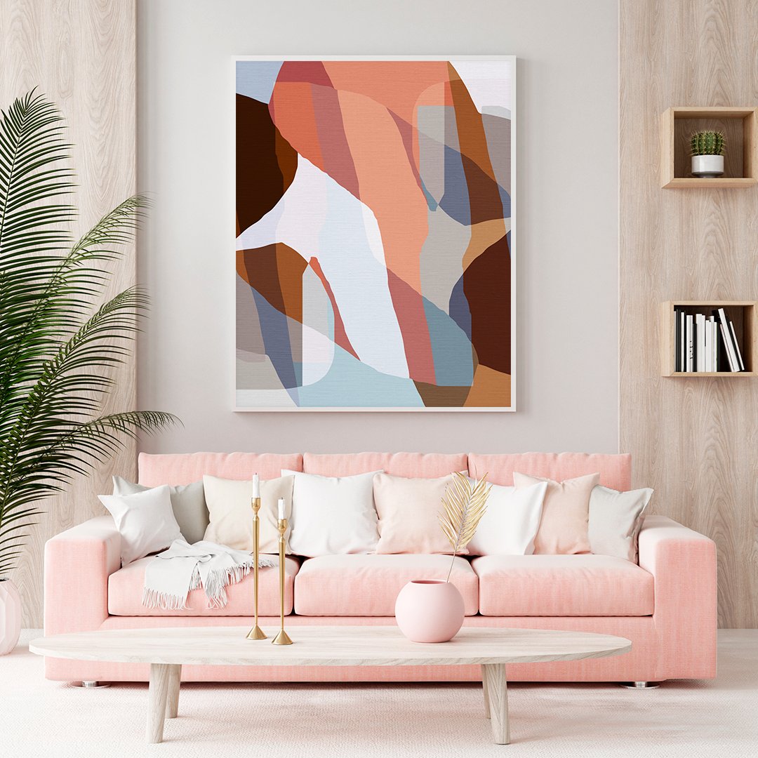 Color Field BA059 - Abstract Art Design - Canvas Print: society6.com/product/color-… | #society6 #wallart #colorfulabstract #artprints #homedecor #artsy #abstractart #interiordesign #decoration #sale #artsale #pink #organicart
