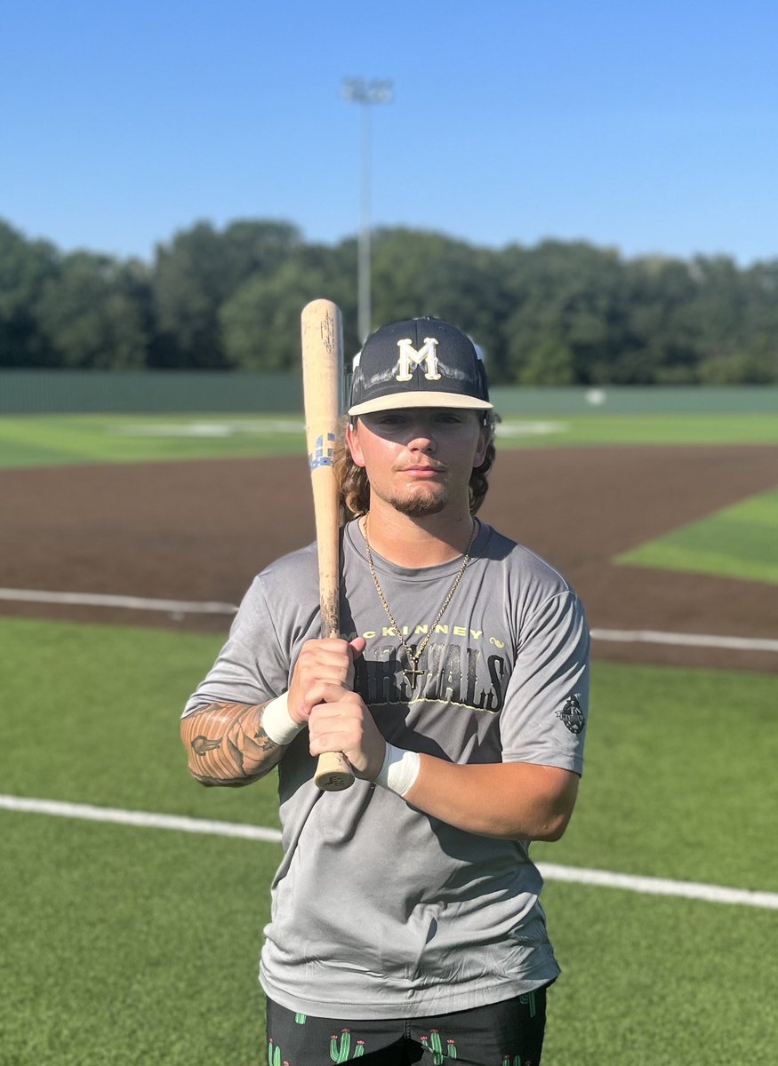Five Tool Collegiate (@fivetoolcollege) on Twitter photo #FiveToolCollegeNTX F: <a href="/McK_Marshals/">McKinney Marshals</a> Collegiate Gold 10, Dallas Mustangs 7
PoG: @grahamdanziger 1-3, HR, 3 RBI, R
Notable: <a href="/LucasTerilli/">Lucas Terilli</a> 1-2, 2B, 2 RBI, R, 2 BB | 1.2 IP, 0H, 0R, K #FiveToolCollegeNTX F: <a href="/McK_Marshals/">McKinney Marshals</a> Collegiate Gold 10, Dallas Mustangs 7
PoG: @grahamdanziger 1-3, HR, 3 RBI, R
Notable: <a href="/LucasTerilli/">Lucas Terilli</a> 1-2, 2B, 2 RBI, R, 2 BB | 1.2 IP, 0H, 0R, K