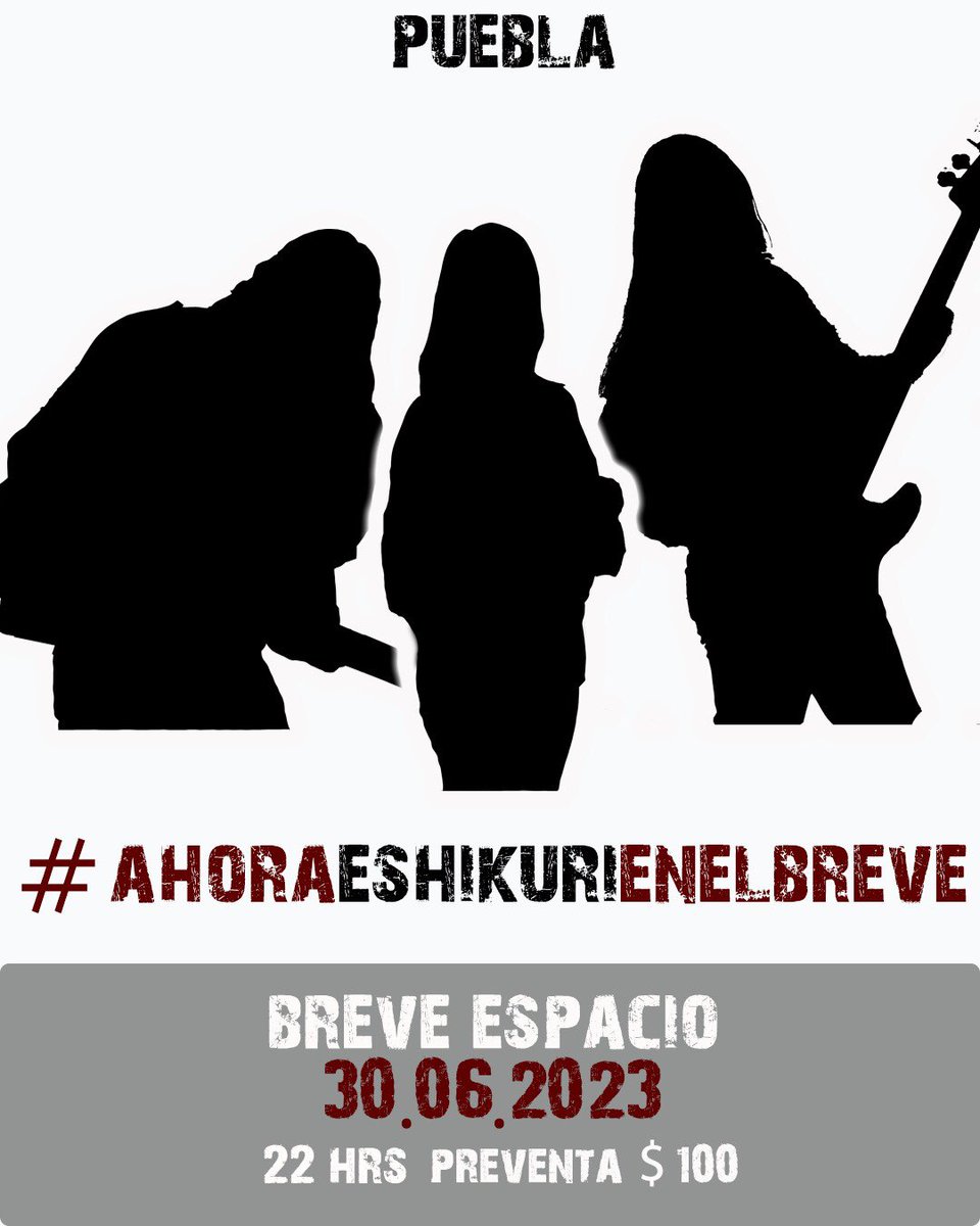 LudHRB's tweet photo. #ahoraeshikurienelbreve  próximo viernes en el @breveespaciopue  allá nos vemos para rockanrolear con mucho blues 🎶🎸🤗 @hikurirockblues https://t.co/dMF69F650p
