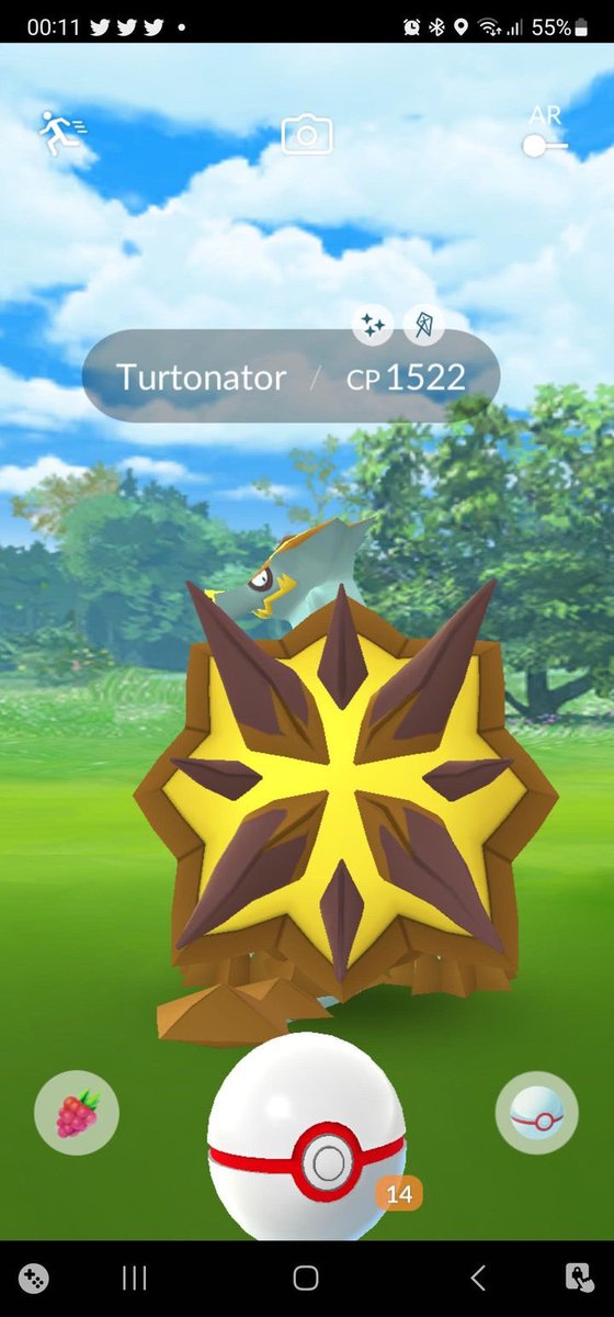 Retweet this for Shiny Turtonator Luck! ✨🔥 #PokemonGO