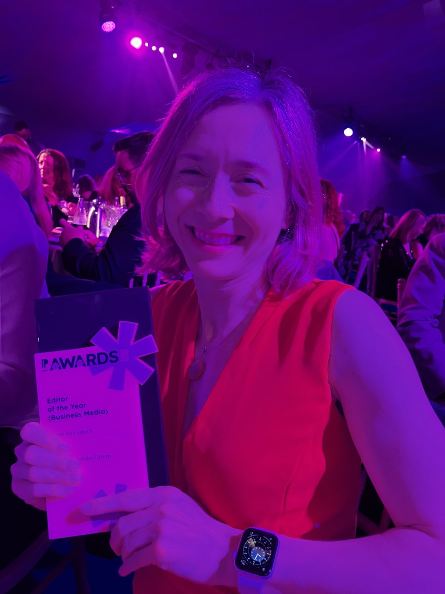So thrilled to have won #PPA Editor of the Year (Business Media) - huge thanks to all the <a href="/BuildingNews/">Building News</a> team for being amazing