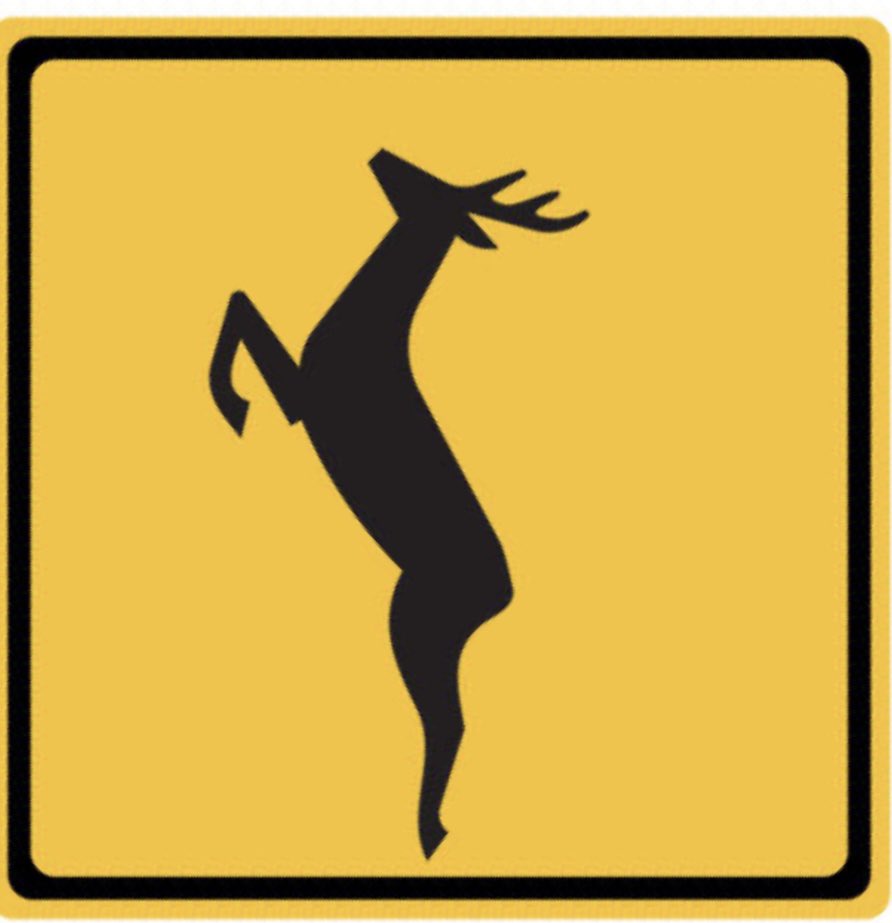 Oh great…now we have to watch out for bipedal deer walking out of the woods with their noses stuck up in the air and acting like they own the place.