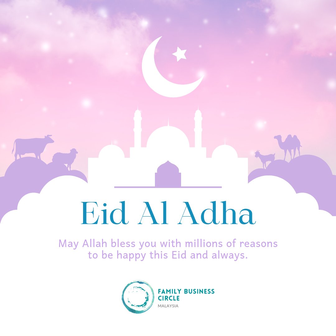 May your celebrations be filled with such deep love, as family, as friends, as those who share the wealth of bounty the Earth provides.

#SelamatHariRaya #Aidiladha  #EidMubarak #FamilyBusinessCircle