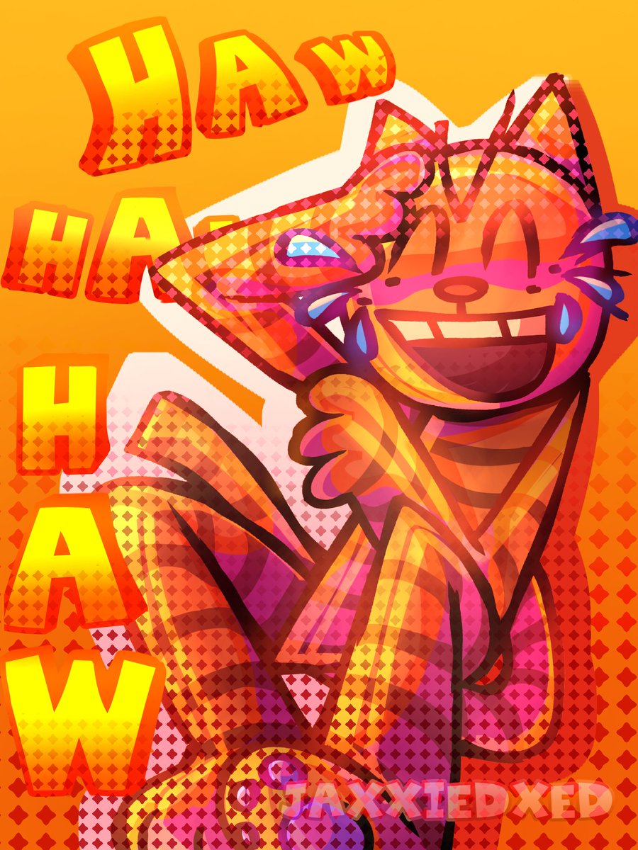 “ HAW HAW HAW ! ” #DogMan #PeteyTheCat #DavPilkey #dogmanfanart