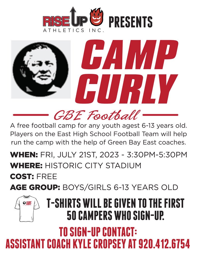 The 3rd Annual Camp Curly is a go! Help spread the word! Go East! #riseup